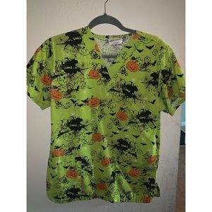 4 Holiday scrub tops